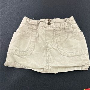 Beige Mini Skirt with Pockets Y2K Circo 2001